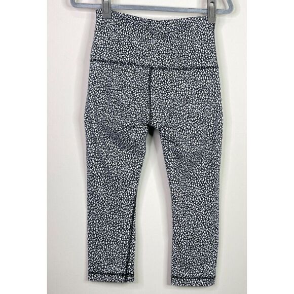 Lululemon Wunder Under Hi-Rise Crop Miss Mosaic Luon Leggings Women's Size 8 - Picture 2 of 9